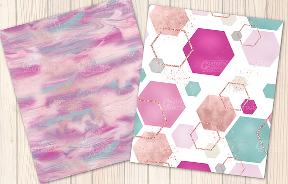 Geometric and makeup pattern set in Patterns - product preview 1