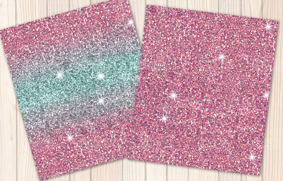 Pink and mint glitter collection in Textures - product preview 4