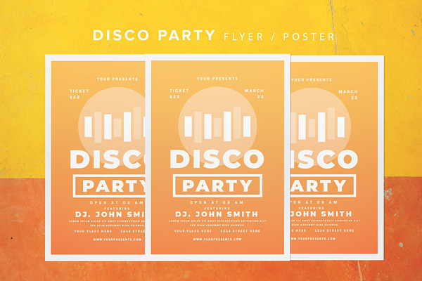 Disco Party Flyer