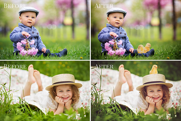 Easter Chicks photo overlays in Add-Ons - product preview 3