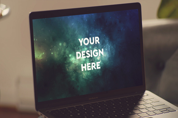 12 PSD MacBook Air Mockup Pack #1 in Mobile & Web Mockups - product preview 6