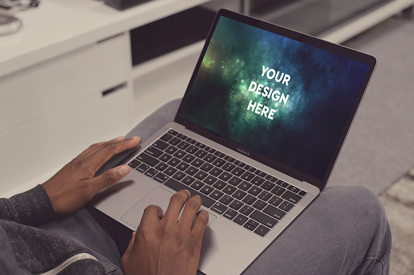 12 PSD MacBook Air Mockup Pack #1 in Mobile & Web Mockups - product preview 9