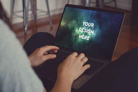 12 PSD MacBook Air Mockup Pack #1 in Mobile & Web Mockups - product preview 12