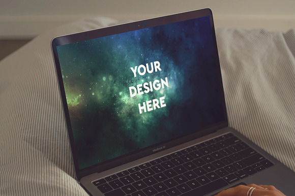 12 PSD MacBook Air Mockup Pack #2 in Mobile & Web Mockups - product preview 5