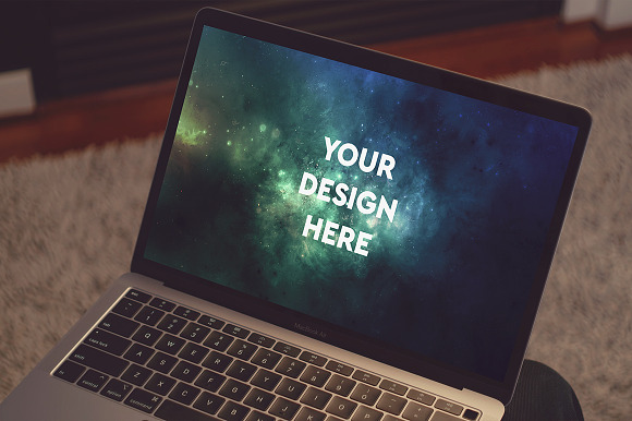 12 PSD MacBook Air Mockup Pack #2 in Mobile & Web Mockups - product preview 6