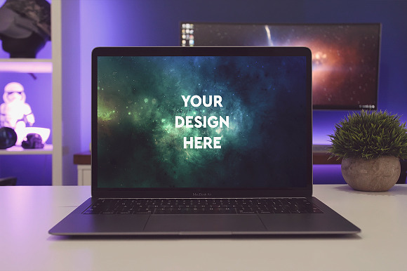 12 PSD MacBook Air Mockup Pack #2 in Mobile & Web Mockups - product preview 7