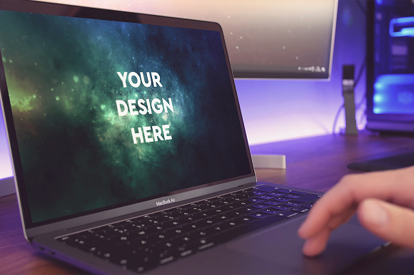 12 PSD MacBook Air Mockup Pack #2 in Mobile & Web Mockups - product preview 9