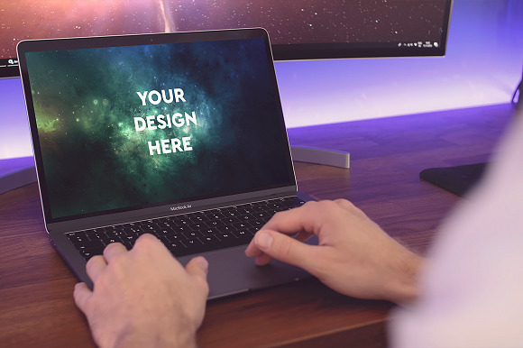 12 PSD MacBook Air Mockup Pack #2 in Mobile & Web Mockups - product preview 11
