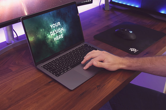 12 PSD MacBook Air Mockup Pack #2 in Mobile & Web Mockups - product preview 12