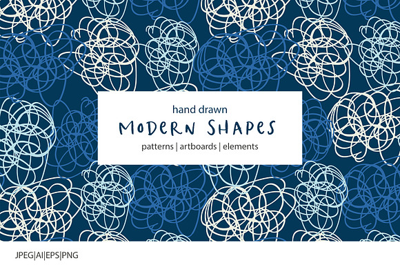 Modern Shapes Patterns & Artboards in Patterns - product preview 5
