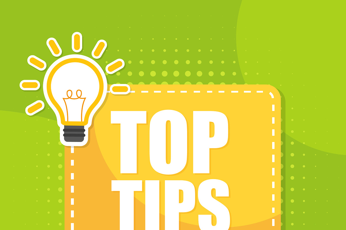 Top tips. Vector poster, banner vect in Illustrations - product preview 8