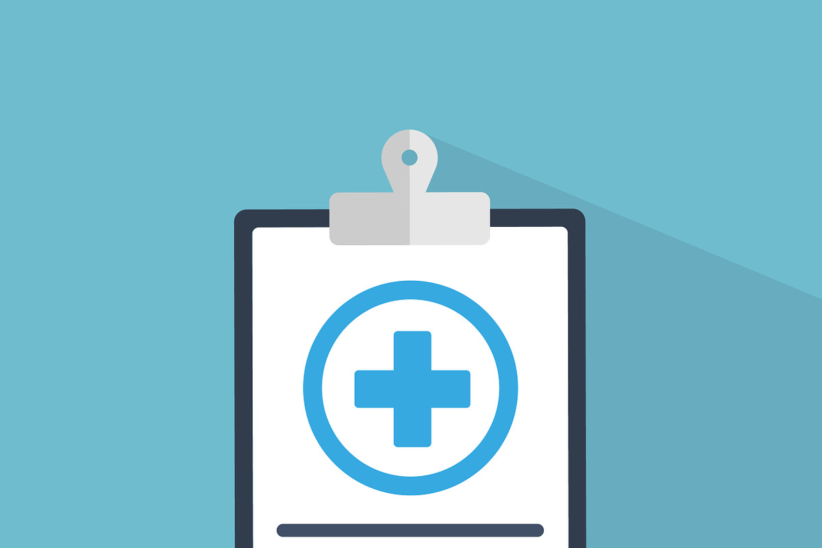 Flat medical report. Vector in Illustrations - product preview 8