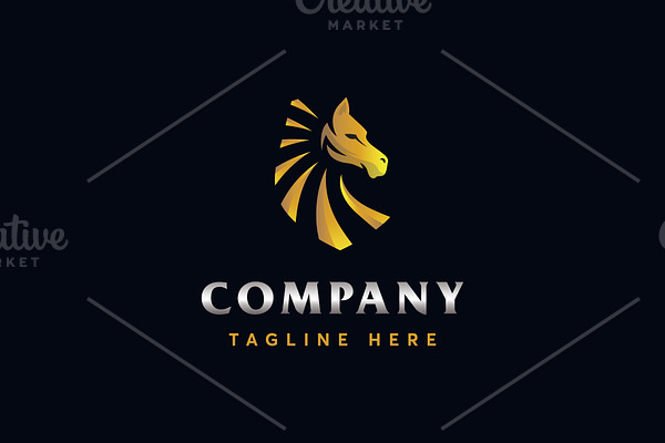 Luxury Horse Logo Template