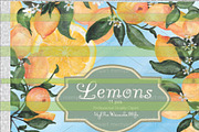 Lemons Lemon Watercolour