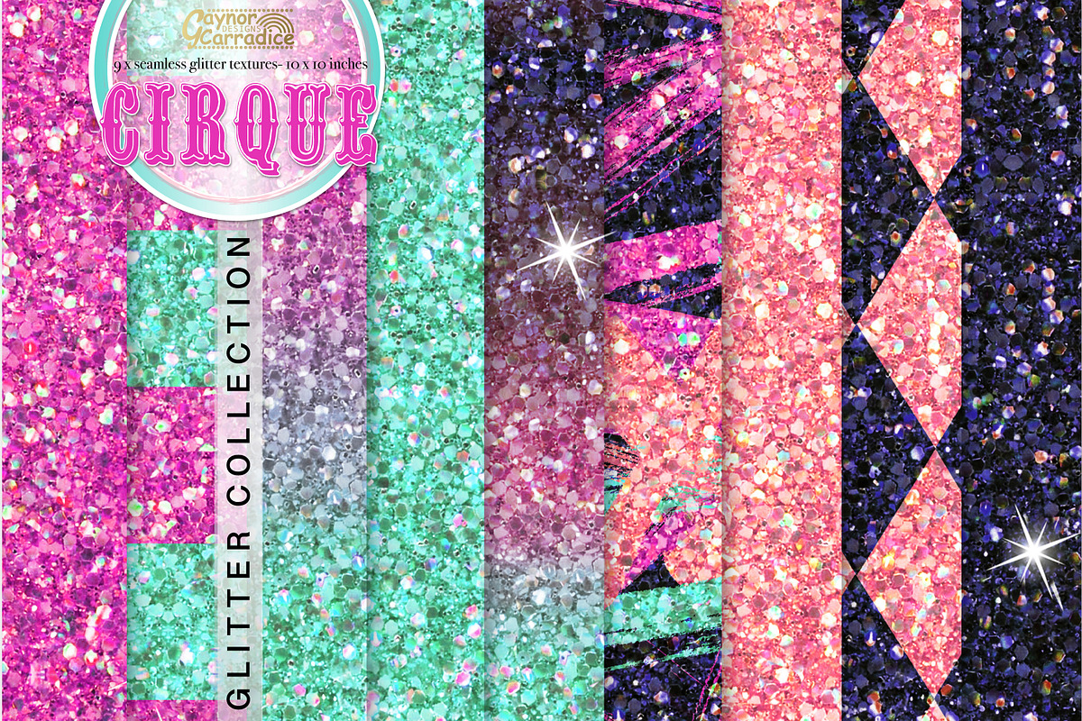 Circus glitter collection in Textures - product preview 8