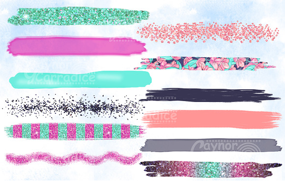 Cirque - brush strokes collection in Textures - product preview 1