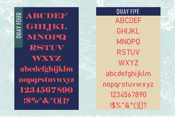 Quay Font Bundle & Bonus Logos in Slab Serif Fonts - product preview 5