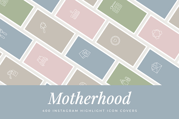 MOM BLOG Instagram Highlight Icons in Instagram Templates - product preview 11