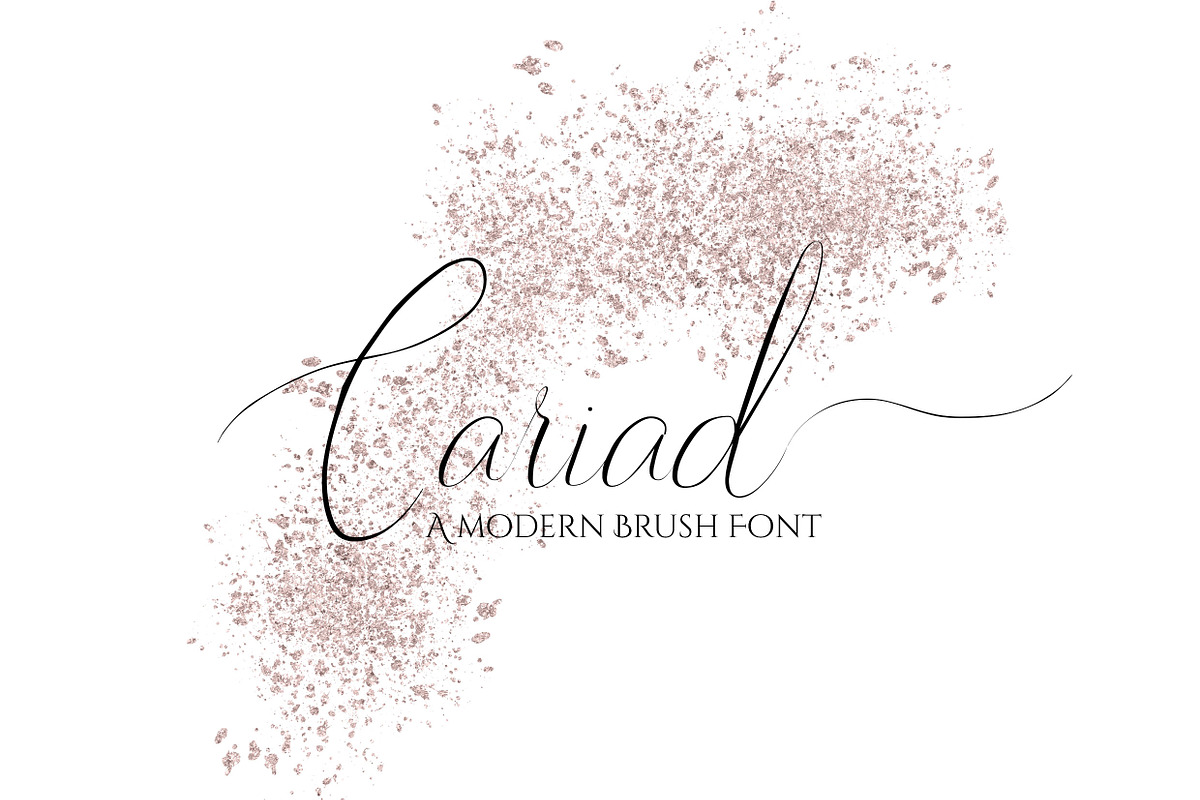 Cariad - A modern brush script in Script Fonts - product preview 8