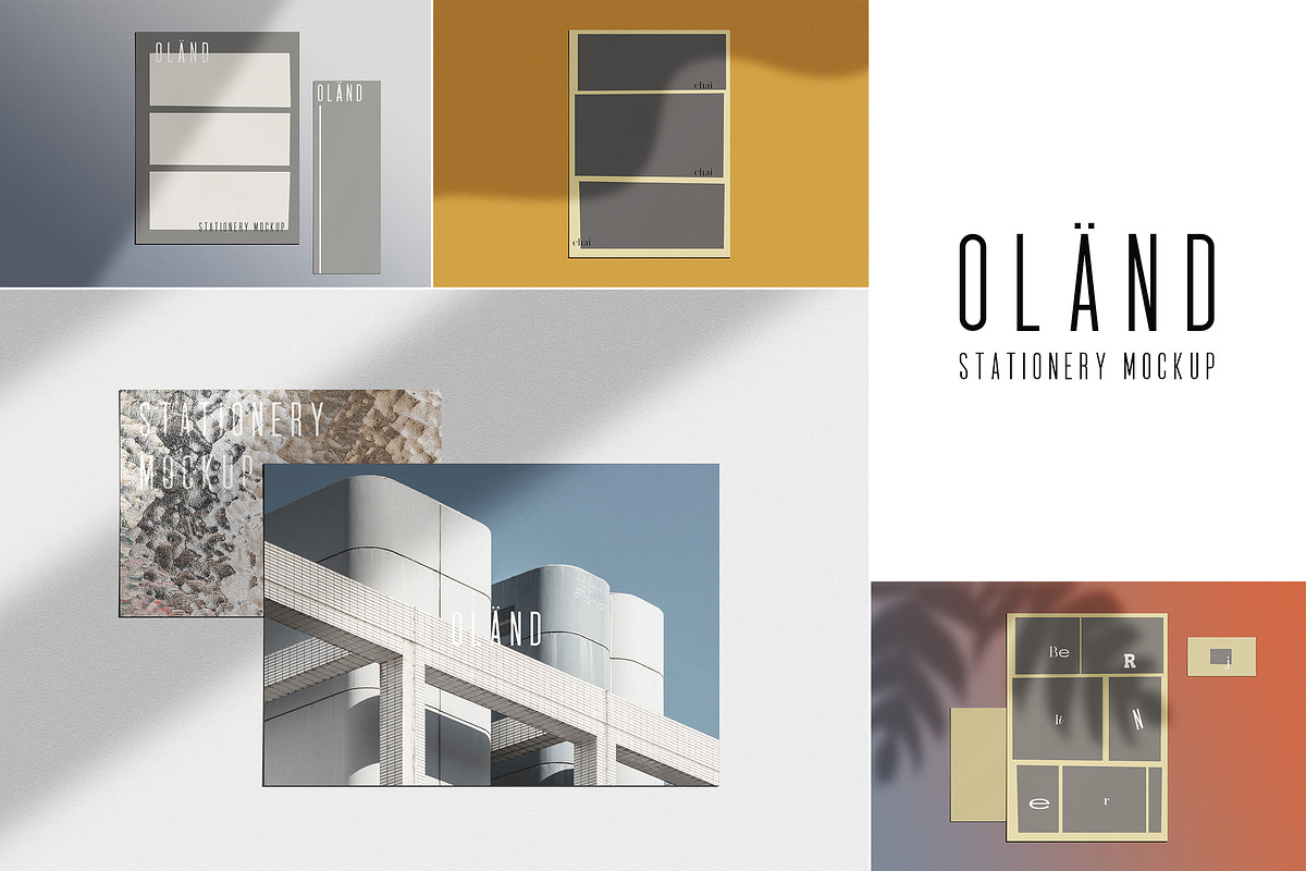 OLÄND — Minimal Mock-Up Kit in Mockup Templates - product preview 8