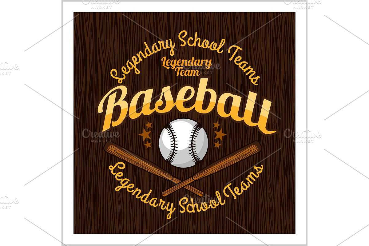 Vintage baseball label and badge - in Illustrations - product preview 8