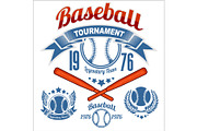American baseball emblem
