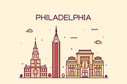 Philadelphia skyline (USA)