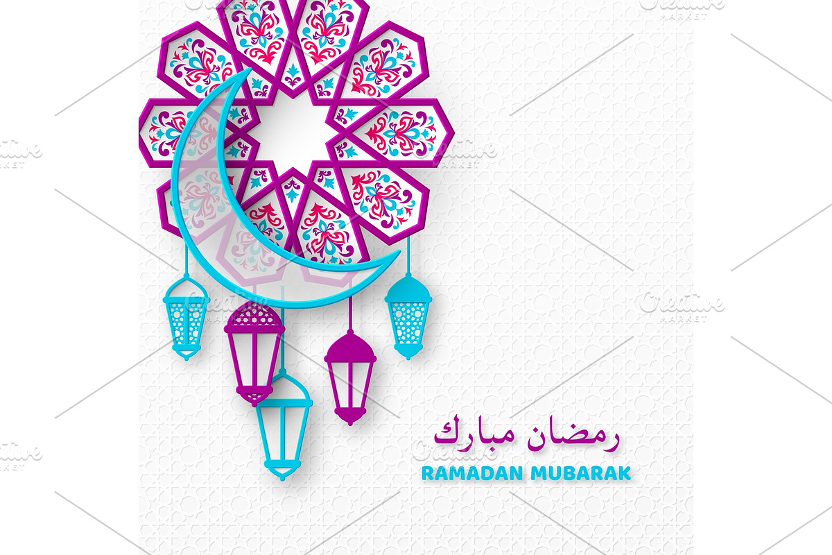 Ramadan Mubarak holiday background. in Illustrations - product preview 8