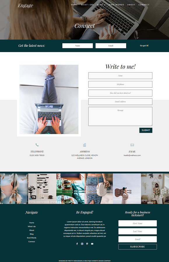 Engage Divi Child Theme WordPress in WordPress Business Themes - product preview 5