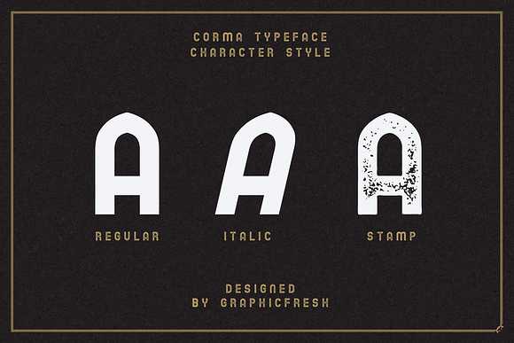 The Corma - 4 Font Files in Sans-Serif Fonts - product preview 3