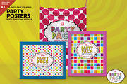 Party Posters and Banners MockUp