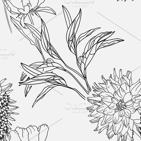 Set of 15 Floral Patterns. Vector in Patterns - product preview 1