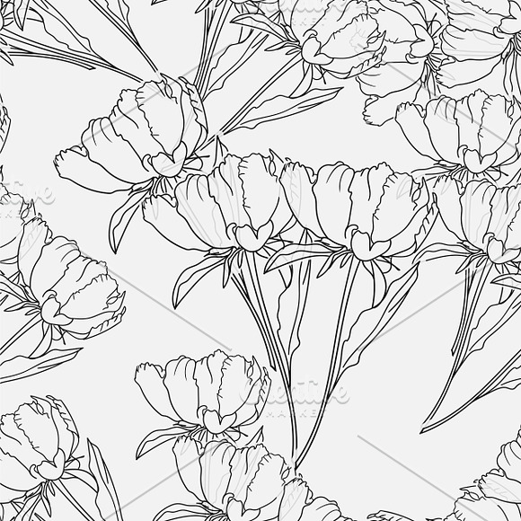 Set of 15 Floral Patterns. Vector in Patterns - product preview 3