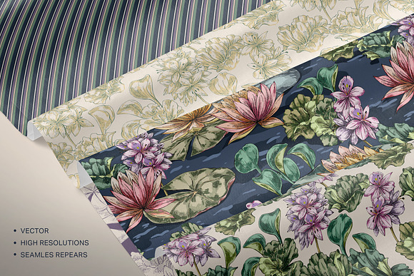 GARDEN POND pattern collection in Patterns - product preview 1