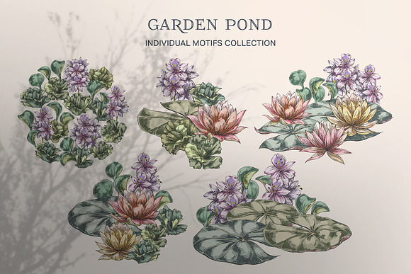 GARDEN POND pattern collection in Patterns - product preview 5