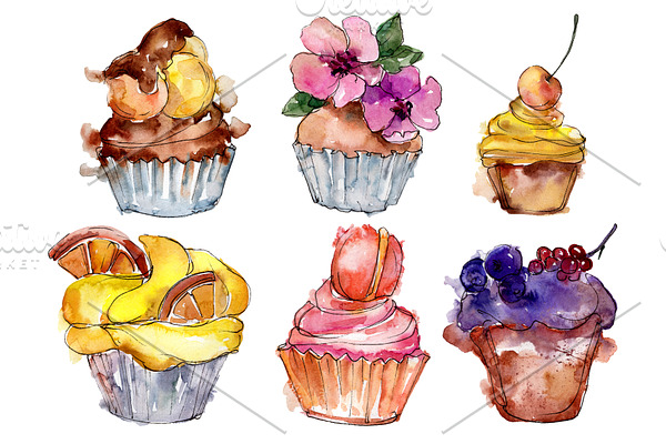 Dessert friday Watercolor png