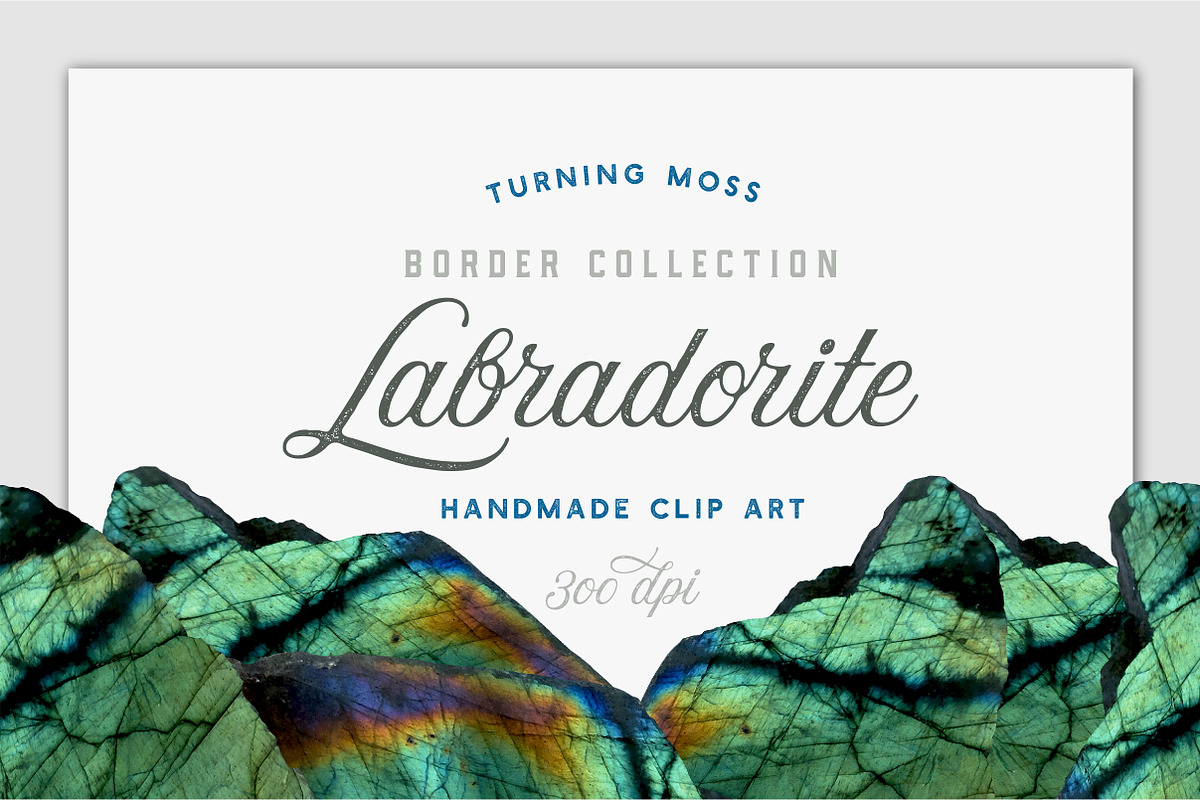 Gemstone Borders - Labradorite in Objects - product preview 8