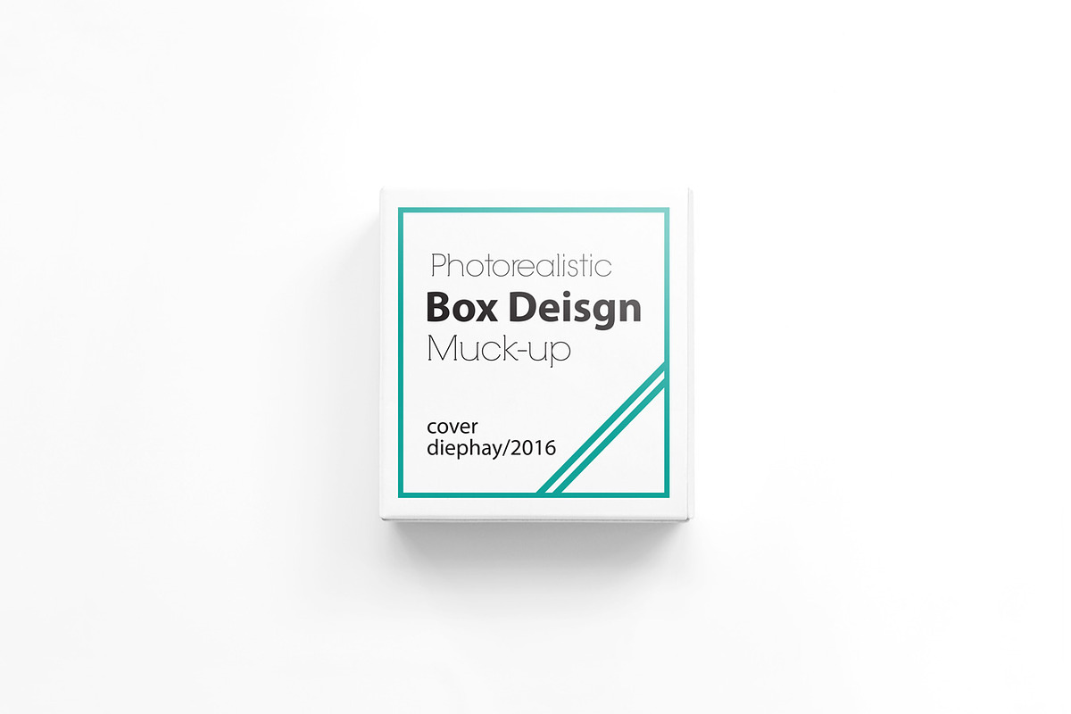 Box Mock-up in Product Mockups - product preview 8