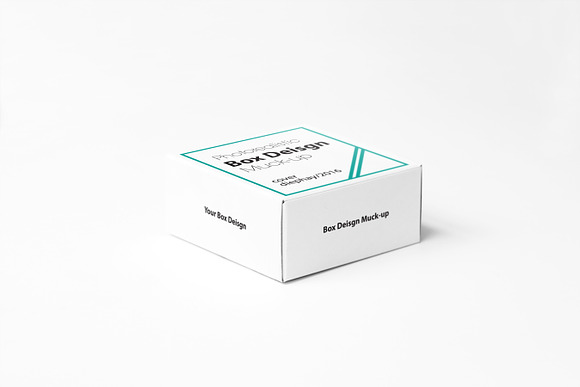 Box Mock-up in Product Mockups - product preview 2