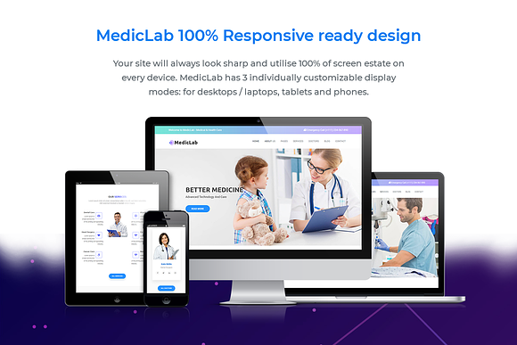 Medical & Health WordPress Theme in WordPress Business Themes - product preview 1