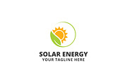 Solar Energy Logo Template