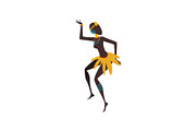 Beautiful African Woman Dancing