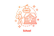 School concept icon