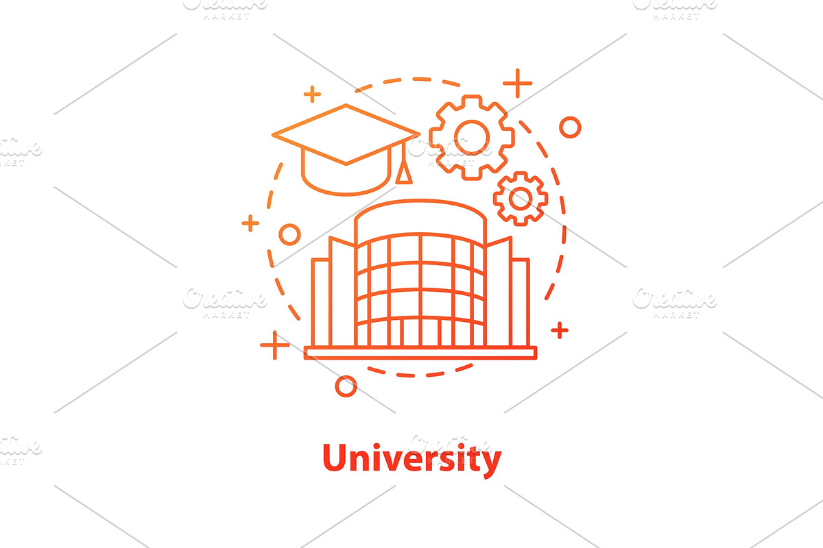 University concept icon in Icons - product preview 8