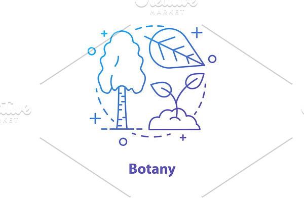 Botany concept icon