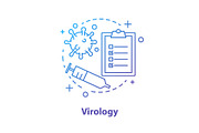 Virology concept icon
