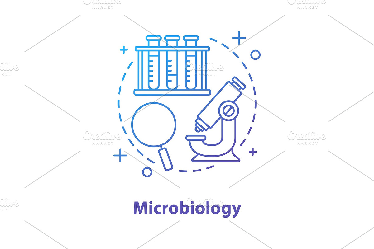 Microbiology concept icon in Icons - product preview 8