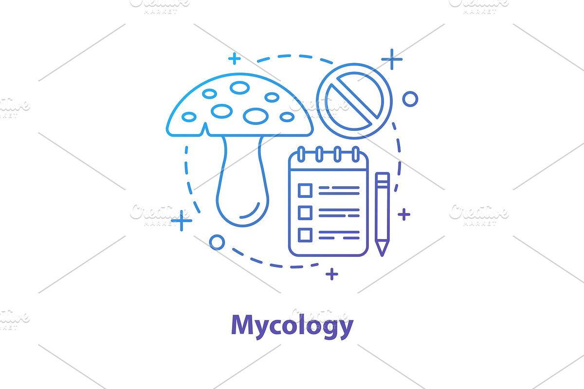 Mycology concept icon in Icons - product preview 8