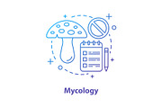 Mycology concept icon