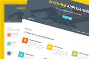Inventive Landing Page Template